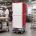 Thumbnail image #2 for Metro C5 3 Series Insulation Armour Full Height Mobile Combination Heated Holding and Proofing Cabinet with Dutch Solid Doors and Lip Load Slides