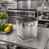 Thumbnail image #2 for American Metalcraft Square Stainless Steel Hammered Cooling Tub, 6.25 Qt, 8 x 8 x 7-1/4 Inch