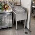 Thumbnail image #3 for Perlick Top Shelf TS Series Underbar 90° Right Inside Corner Drainboard with Glass Rack Inserts