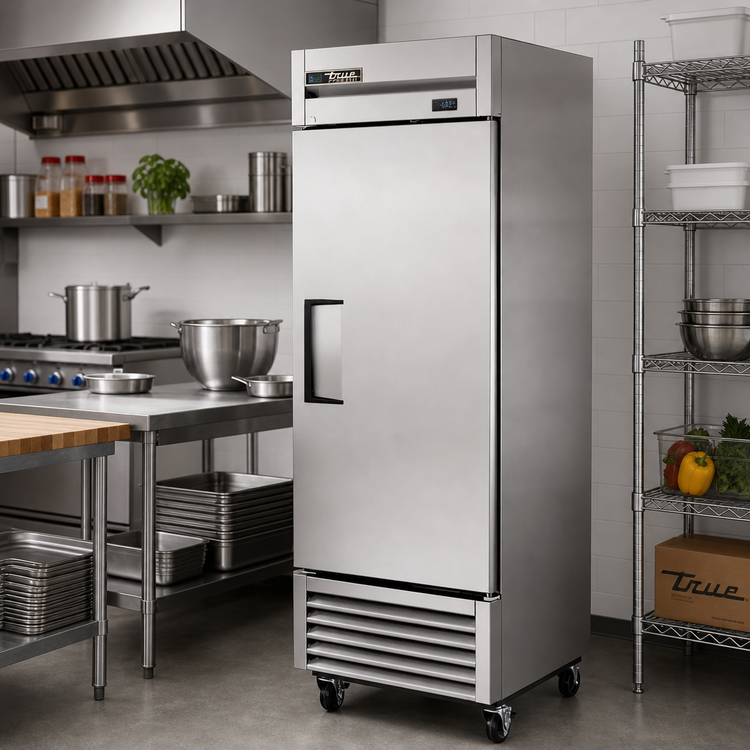 Product image #2 for True T-23F-HC One-Section Reach-In Solid Swing Door Freezer