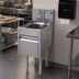 Thumbnail image #2 for Glastender Deluxe Free-Standing Door-Style Underbar Hand Sink with Faucet, Soap Dispenser and Towel Dispenser