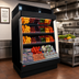 Thumbnail image #2 for Howard-McCray 51-Inch Self-Contained Produce Low-Base Open-Air Merchandiser, Black