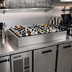Thumbnail image #2 for Glastender Back Bar Ice Display Unit for Bottled Beverages, 24 x 24 x 7 Inches, Stainless Steel