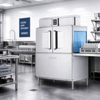 Thumbnail image #2 for Hobart Warewash - Flow CL44-BAS+BUILDUP Single-Tank Rack Conveyor Dishwasher, 202 Racks/Hour, No Pre-Wash, Convertible Final Rinse
