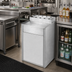 Thumbnail image #2 for 35 Gallon Stainless Steel Underbar Waste Receptacle with Front Swing Doors
