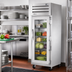 Thumbnail image #2 for True SPEC SERIES One-Section Glass Door Reach-In Refrigerator with Lock, Stainless Steel Front & Sides