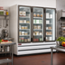 Thumbnail image #2 for Howard-McCray 65 Cu. Ft. Three-Section Stainless Steel Bottom-Mount Glass Door Freezer Merchandiser