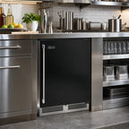 Thumbnail image #2 for Perlick Corporation Quick Ship HC24FS-BS-STK 24-Inch Undercounter Freezer, 5.3 Cu. Ft., Solid Locking Door