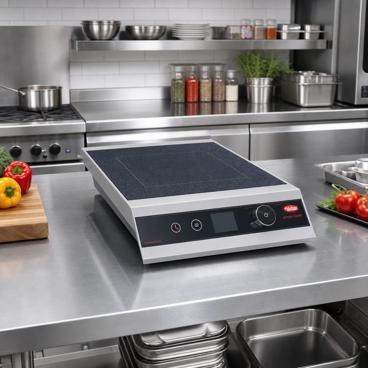Product image #2 for Hatco Rapide Cuisine Countertop Single Burner Induction Cooktop with TFT Digital Controls