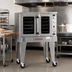 Thumbnail image #2 for Southbend Platinum Single Deck Gas Convection Oven, Bakery Depth, 5-Pan Capacity, 50,000 BTU, Standard Controls, Independent Doors