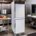 Thumbnail image #2 for Cres Cor Mobile Full-Height Two-Compartment Radiant Cook-and-Hold Cabinet, 16 Full-Size Pan Capacity