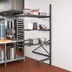 Thumbnail image #2 for Metro SmartLever 76.38 Inch High Cantilevered Shelving Add-On Unit Kit for 36 Inch W x 24 Inch D Shelves