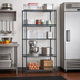 Thumbnail image #2 for Mixrite 24-Inch x 18-Inch 5-Shelf Epoxy Wire Shelving Unit with 86-Inch Posts