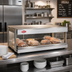 Thumbnail image #2 for Hatco Glo-Ray 60-Inch Countertop Horizontal Merchandising Warmer, Single Shelf, Pass-Thru Design