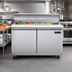 Thumbnail image #2 for Maxx Cold V-Series 48-Inch Megatop Salad and Sandwich Prep Table, 12.8 Cu. Ft., 2 Solid Doors