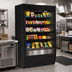 Thumbnail image #2 for Federal Industries Vision Series Non-Refrigerated Self-Serve High Profile Merchandiser Case, Square Ends, 24 x 33 x 78 Inches