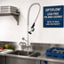 Thumbnail image #2 for OptiFlow Lead-Free Deck Mount Pre-Rinse Assembly with 14-Inch Add-On Faucet