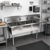 Thumbnail image #2 for John Boos E-Series Freestanding 3-Compartment Stainless Steel Sink with Right Drainboard
