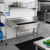 Thumbnail image #2 for BlendPort BPFC Series Freestanding 3-Compartment 18 x 24-Inch Stainless Steel Sink With (2) 18-Inch Drainboards
