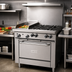 Thumbnail image #2 for Garland G Starfire Pro Series 36-Inch Gas Restaurant Range with 4 Open Burners, 12-Inch Griddle, and Standard Oven