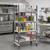 Thumbnail image #2 for Cambro Camshelving Elements XTRA High Density Mobile Starter Unit, Solid 4-Tier Polymer Shelving, 24 x 42 x 70-1/4 Inches