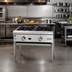 Thumbnail image #2 for Supreme JHP-224-F 24-Inch Floor Model Gas Hot Plate with 2 Open Burners