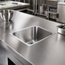 Thumbnail image #2 for Vollrath Weld-In / Undermount Single Compartment Stainless Steel Sink, 14 x 12 x 12 Inches