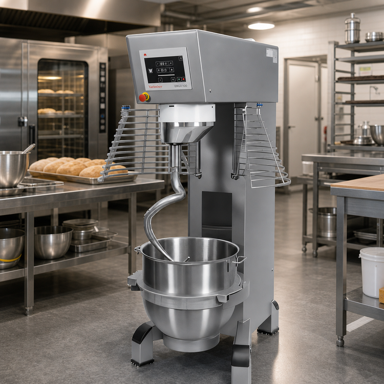 Product image #2 for Varimixer ERGO100-2 100 Qt Heavy-Duty Floor Planetary Mixer with Programmable Touchscreen, 208V, 3-Phase