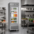 Thumbnail image #2 for Kelvinator Commercial 27-Inch One-Section Reach-In Refrigerator with Glass Door, Bottom-Mount Refrigeration, 21 Cu. Ft.