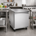 Thumbnail image #2 for Serv-Ware 6.5 Cu. Ft. Undercounter Freezer, Stainless Steel, 115V