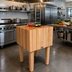 Thumbnail image #2 for John Boos Boos Block AA10 Traditional End Grain Maple Butcher Block Work Table