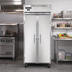 Thumbnail image #2 for Continental Refrigerator Slim Line 2FSEN Two-Section Standard Depth Reach-In Freezer