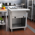 Thumbnail image #2 for Advance Tabco Triumph Supreme 2-Well LP Gas Hot Food Table with Enclosed Base and Cutting Board Shelf