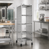 Thumbnail image #2 for Panco Mobile Full-Height Open-Side Utility Rack for 20 18 x 26 Inch Pans