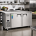 Thumbnail image #2 for Everest Refrigeration ETWF2 Two-Section Undercounter/Worktop Freezer, 18 Cu. Ft., Self-Contained Side-Mounted Refrigeration, 115V