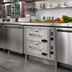 Thumbnail image #2 for RedHots Built-In Narrow Width 2-Drawer Stainless Steel Drawer Warmer, 120V
