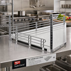 Thumbnail image #2 for Metro Super Erecta L30WC 30-Inch Chrome Shelf Ledge, 4-Inch High, for Solid Shelving Case of 6