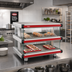 Thumbnail image #2 for Hatco Glo-Ray Designer Horizontal Countertop Display Warmer with 2 Shelves