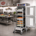 Thumbnail image #2 for FWE Clymate IQ Heated Holding Cabinet for Combi-Companion Racks, Floor Model, 1 Door, Stainless Steel