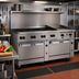 Thumbnail image #2 for Vulcan Endurance 72-Inch Gas Restaurant Range with 8 Burners, 24-Inch Griddle, and 2 Standard Ovens