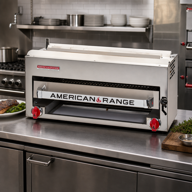 Product image #2 for American Range ARSB-36 36-Inch Gas Salamander Broiler with Dual Infrared Burners