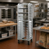 Thumbnail image #2 for Lifetime Series Heavy-Duty Aluminum Stepped-Angle Bun Pan Rack, 20-Pan Capacity, 73-Inch High