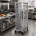 Thumbnail image #2 for NU-VU SB-2 Knock-Down Open-Side Aluminum Pan Rack, 17 Full-Size / 34 Half-Size Pan Capacity