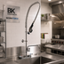 Thumbnail image #2 for BK Resources WorkForce 8-Inch Splash-Mount Pre-Rinse Assembly with 12-Inch Add-On Faucet