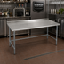 Thumbnail image #2 for BlendPort Deluxe Series 84 x 30-Inch Stainless Steel Underbar Work Table with Rear Upturn and Galvanized Tubular Base