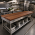 Thumbnail image #2 for John Boos Boos Block American Black Walnut Edge Grain Countertop, 132 x 27 x 2-1/4 Inches, Penetrating Oil Finish