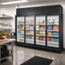 Thumbnail image #2 for True TRM4L 4-Door Low-Temp Self-Contained Glass Door Freezer Merchandiser