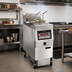 Thumbnail image #2 for Henny Penny OFE321.0 Heavy Duty Floor Model Electric Open Fryer, 1 Well, Stainless Steel