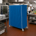Thumbnail image #2 for Metro Mariner Blue Waterproof Vinyl-Nylon Cart Cover for 60 x 24 x 74 Inch Queen Mary & Banquet Carts