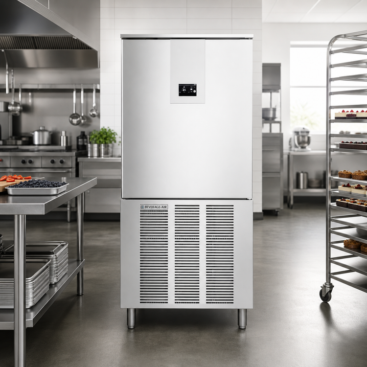 Product image #2 for Beverage Air Reach-In Blast Chiller/Freezer with 16-Pan Capacity